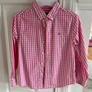 Vineyard Vines boys size 5 button down shirt